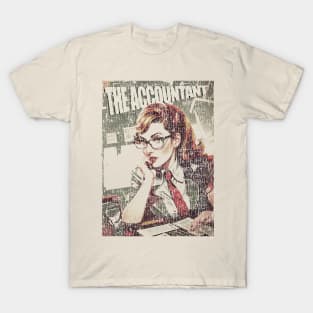 The Accountant Girl Vintage Cracked T-Shirt